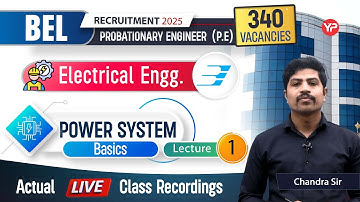 Power System (Basics) Lec-1 for BEL PE Electrical Engg. for written exam preparation
