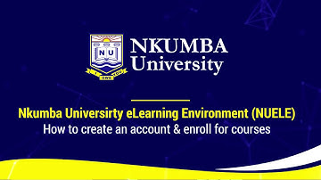 How to create an account on NUELE and enroll into courses