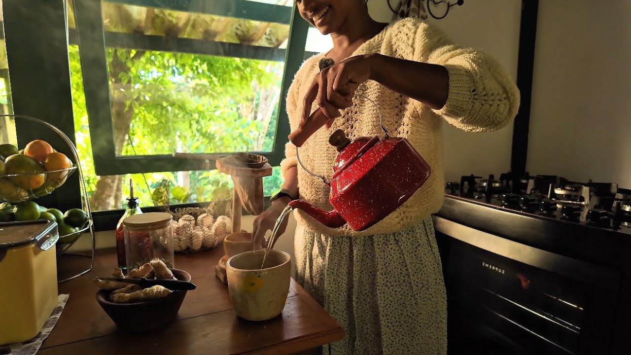 uma tarde de chá ☕️ louça lavada e conversinha gostosa sobre casa