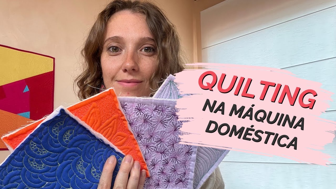quilting pra INICIANTES: regulagem FÁCIL da máquina doméstica para quilting livre