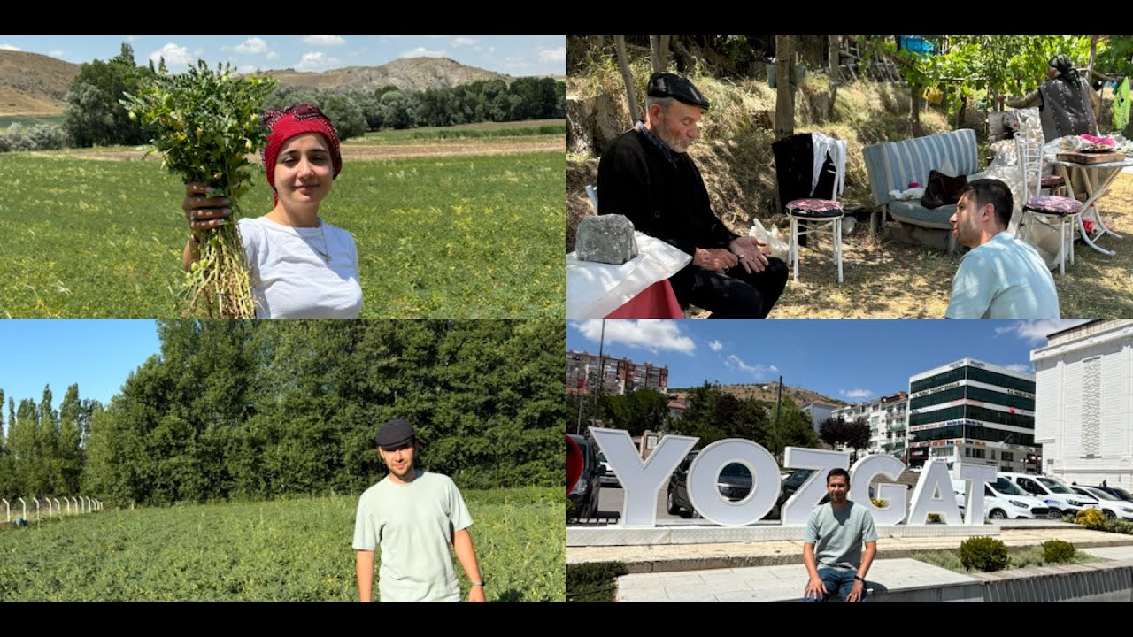 KARADENİZDEN İÇ ANADOLUYA/YOZGAT DARICI KÖYÜ/GÜLLÜ BAĞLAR/AĞMEZAR/DARICI KÖYÜNE YUKARIDAN BAKALIM