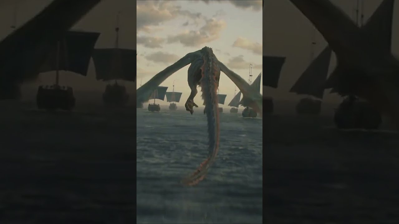 Daenerys sails to Westeros with 3 dragons and her army  Game of Thrones   shorts  gameofthrones