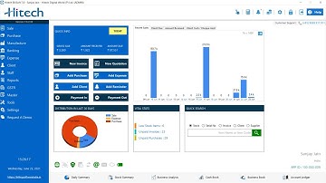 How to add client, product & services in hitech billsoft