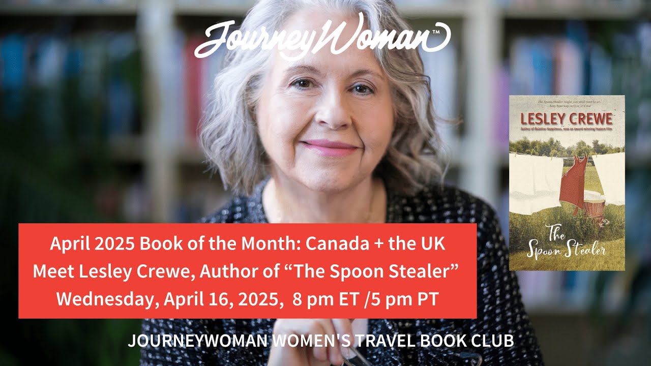 JourneyWoman Book Club The Spoon Stealer with Author Lesley Crewe