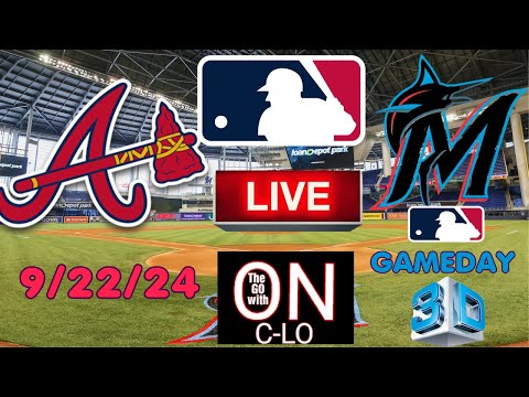 🔴Atlanta Braves vs Miami Marlins. Live MLB Baseball. Live Play by Play, 3D Presentation & More!