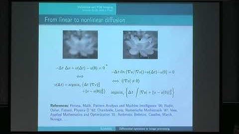 STSW01 | Carola-Bibiane Schönlieb | Learning from mistakes - learning optimally sparse image filters