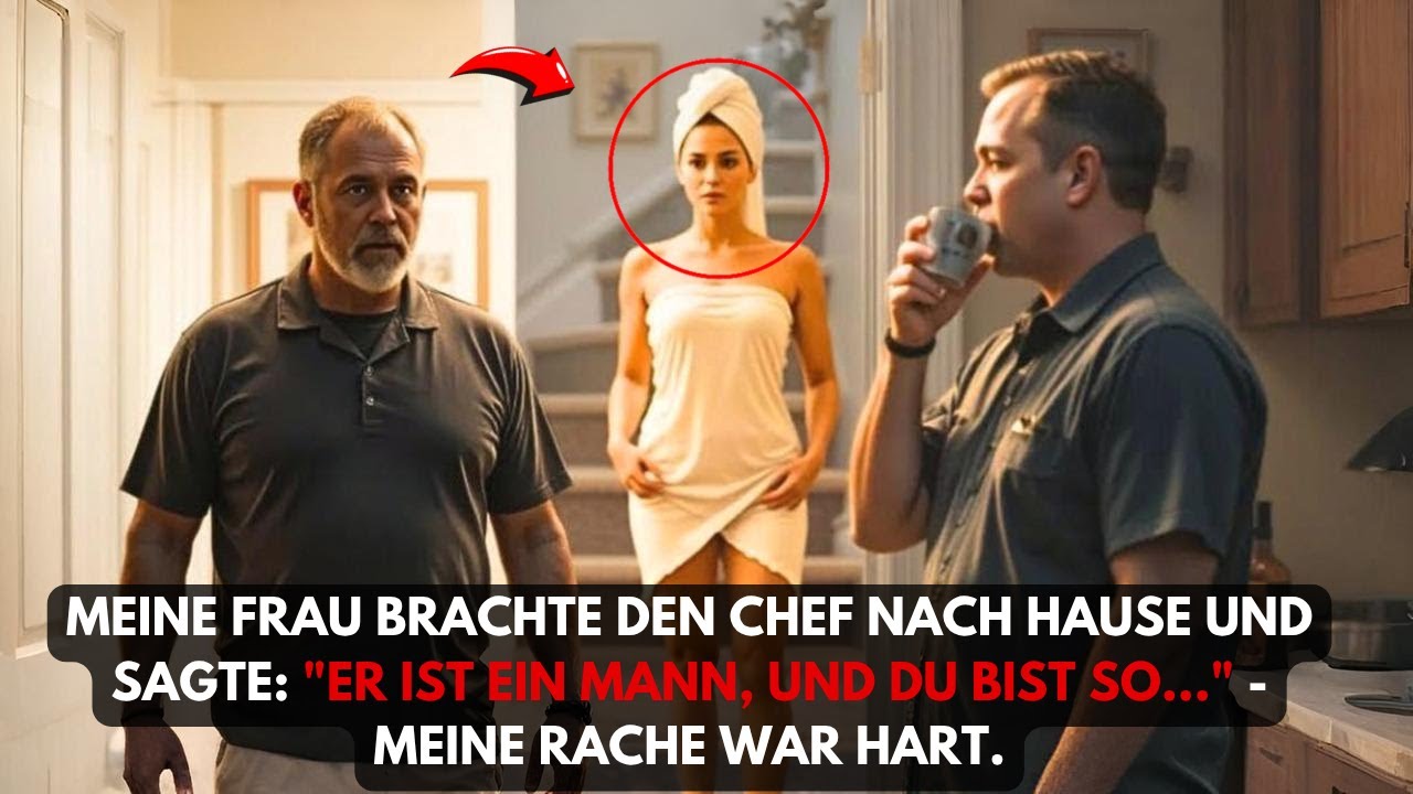 Meine Frau brachte ihren Chef mit: 'Er ist ein Mann... und du nur...' – Meine brutale Rache...