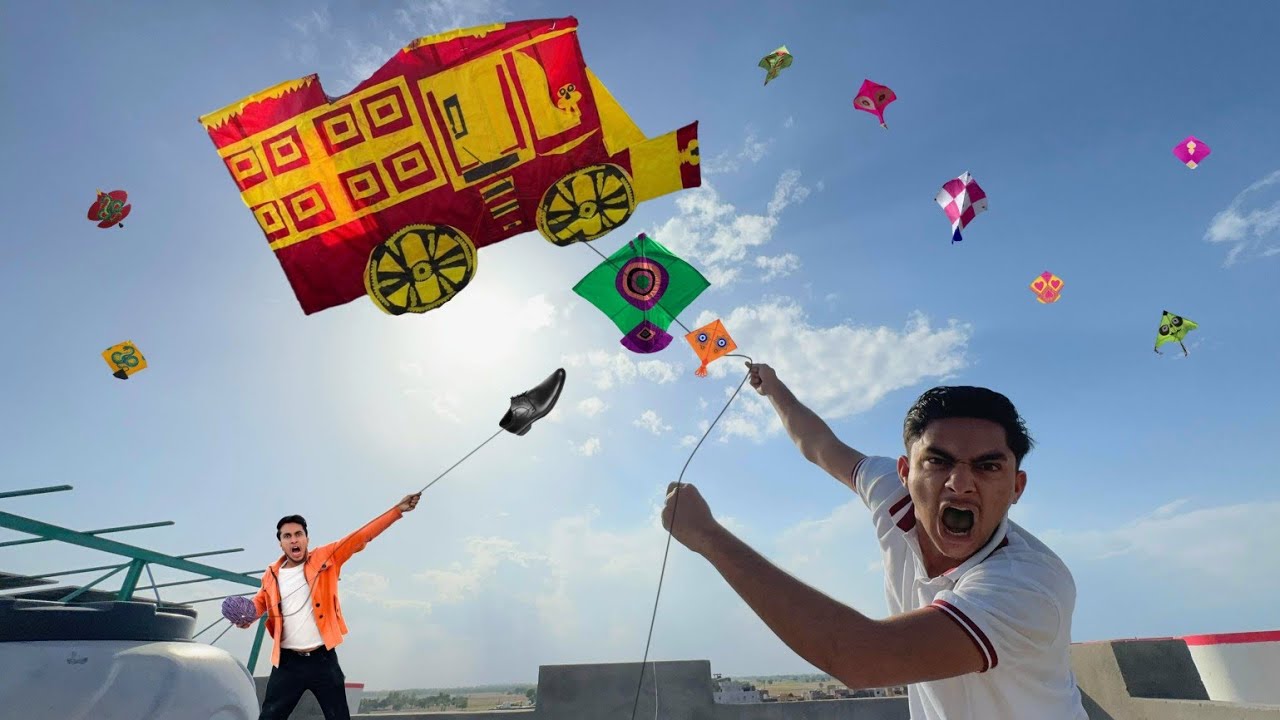 Bus Kite Free Gift With Pakistani Flying Kite Catch Umar - YouTube