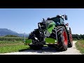 BIG FAST 517 hp Fendt 1050 Nature Green tractor & 400kg AGRIbumper frontgewicht Maisernte 2017