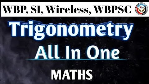 WBP, SI, WIRELESS OPERATOR, WBPSC All Exam Trigonometry || Crack All Exam 2022, #Trigonometry