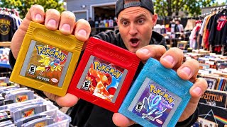 These Yard Sales Were INSANE! Pokémon Games, Vintage Vinyl, & Horror VHS Tapes!!!