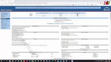 Inzicht in Windows met Belarc Advisor