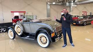 1931 Ford Model A for sale with walk through video and original print ad footage