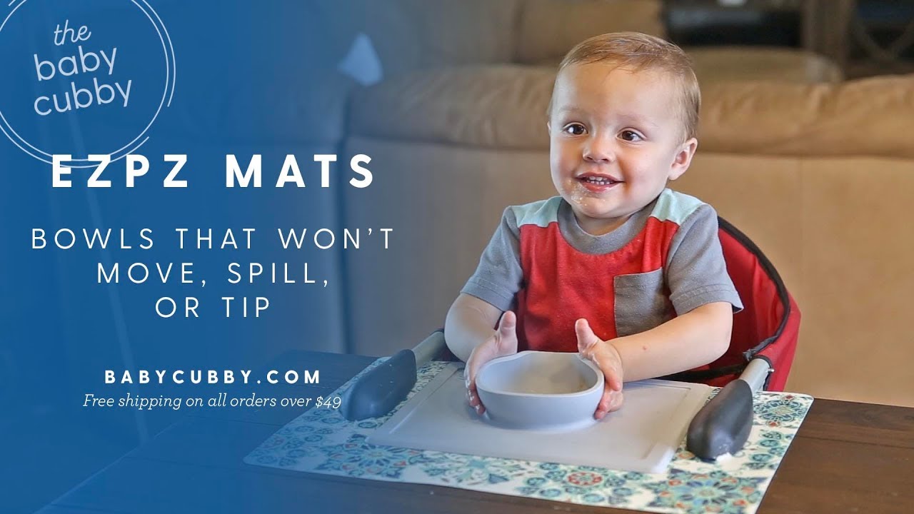 EZPZ Mats And Bowls No Mess Meal Time YouTube ezpz-mats-and-bowls-no-mess-meal-time-youtube