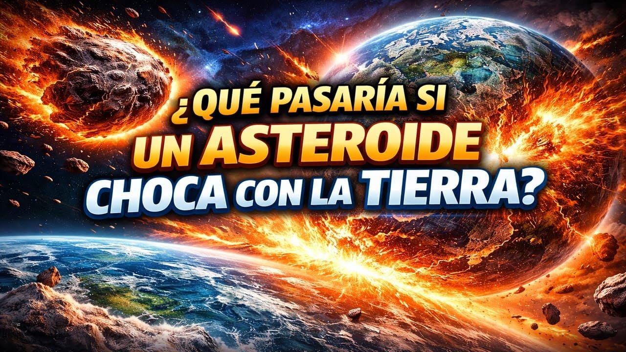 ¿Qué PASARÍA si un ASTEROIDE GIGANTE CHOCARA con la TIERRA? ☄️😨