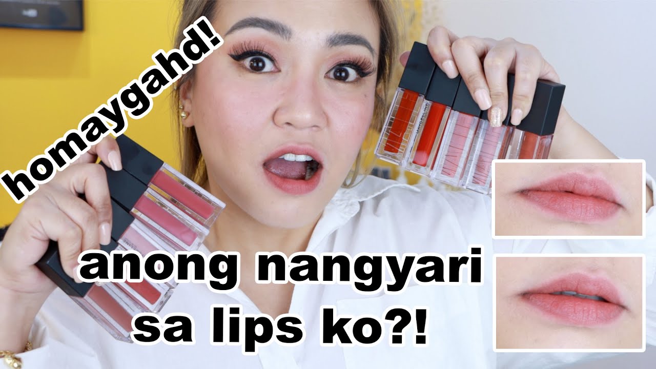maybelline cushion matte lip tint swatches