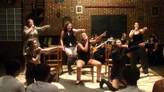 Spring Awakening Closing day warm up fun! 8/12/12