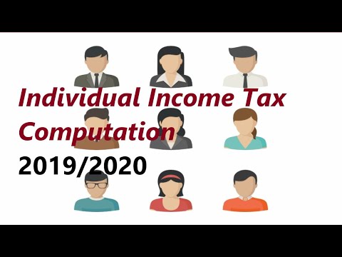 Individual Income Tax Computation 2019/2020 | SL TAX SOLUTION