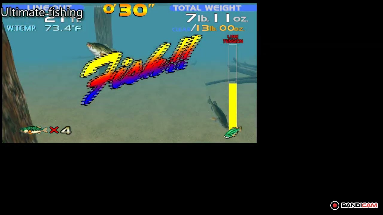 Sega Bass Fishing Simulator Game 1997