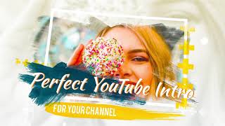 Grunge Brush Slideshow - (How to make a YouTube Intro for your Video)