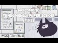 "Bienvenidos a Fundamental Paper School" (Sale Mal el Guion de Miss circle) MEME XD F.P.E