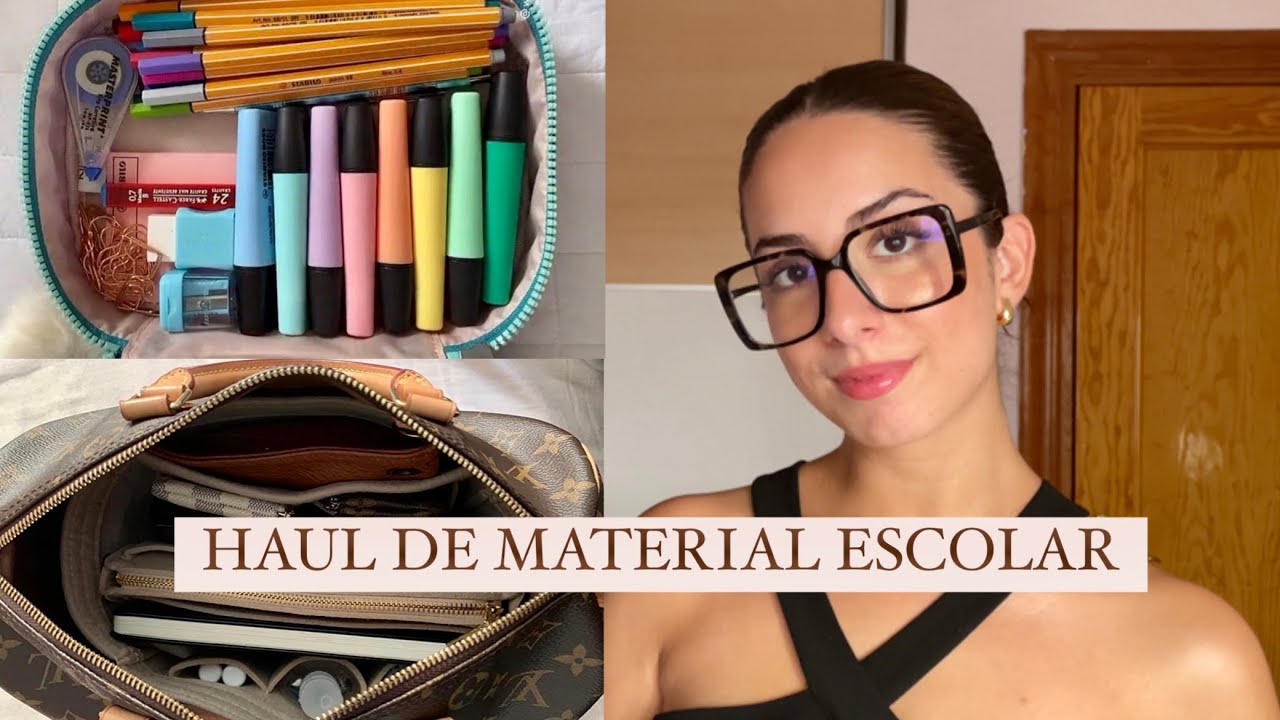 📚El MEJOR Haul de material escolar + que hay en mi BOLSO de clase