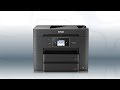 Epson WorkForce WF-3730 | Wireless Setup Using the Control Panel