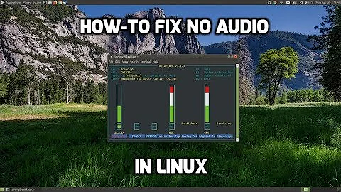 How To Fix No Sound in Linux Using Alsamixer