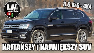 VW ATLAS Rline 3.6 VR6 duży i tani SUV z USA