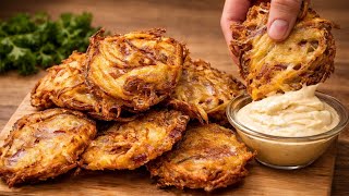 Patates Kızartmasından Bile Daha Iyi Çıtır Çıtır Patates Ve Soğanlı Krepler
