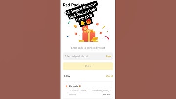 13 August Binance Red Packet Code / Binance Red Packet Code #binanceredpacketcode #redpacketcode