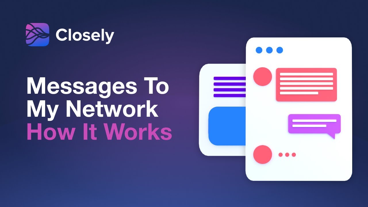 Easily Reach Out to Your LinkedIn Network - YouTube