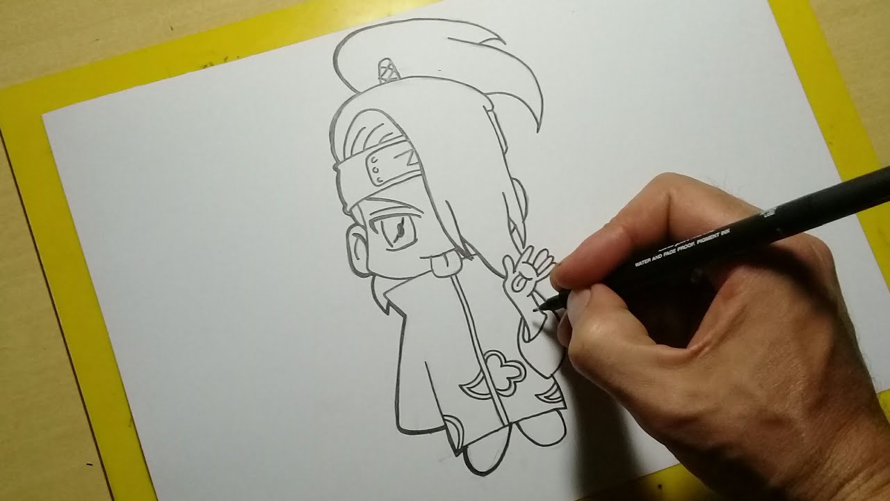 Como Desenhar 10: Como Desenhar o Deidara (Passo a Passo)  Desenhos para  colorir naruto, Naruto desenho, Kakashi desenho