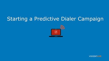 Voicent Live - Starting a Predictive Dialer Campaign