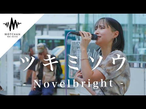 【圧巻の歌声】歌い始めるとすぐに通る人が続々と足を止めた歌声が最高すぎた!! ツキミソウ / Novelbright （Covered By 一華ひかり）