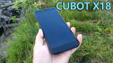 CUBOT X18 Hands On video