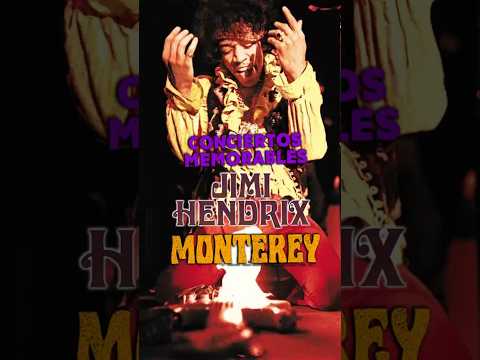 conciertos memorables - Jimi Hendrix Monterey pop festival #jimihendrix #monterey