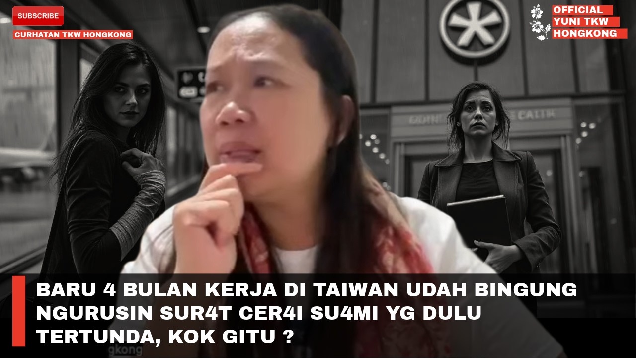 BARU 4 BULAN KERJA DI TAIWAN UDAH BINGUNG NGURUSIN SUR4T CER4I SU4MI YG DULU TERTUNDA, KOK GITU ?