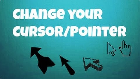 How To Change Your Mouse Pointer/Cursor In Windows 7