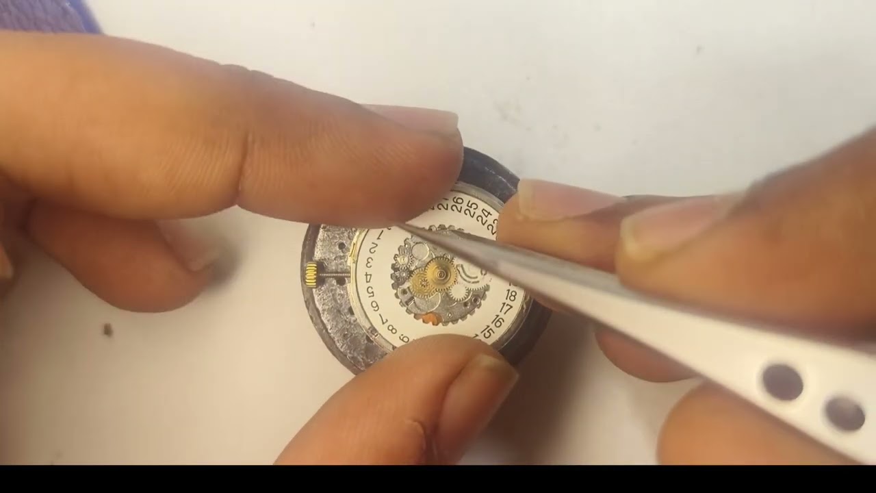 Titan Watch 7122 Quartz Movement Full Service Tutorial 