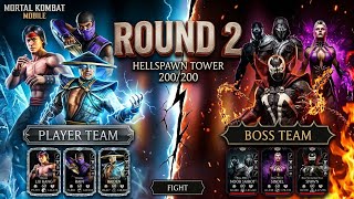🔥 MK Mobile Hellspawn Tower Fatal 120-200 Boss Battles | Round 2 | Full Rewards & Gameplay 🔥