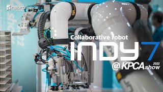 Collaborative robot Indy non-standard PCB mounting process @KPCAshow2022