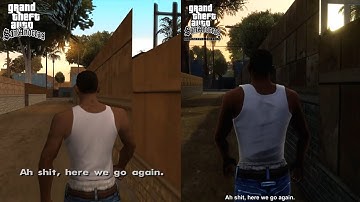 ah shit here we go again (2004 VS 2021) GTA San Andreas vs gta san andreas definitive edition