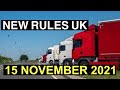 NEW RULES FOR UK TRUCK DRIVERS 15 NOVEMBER | PUNJABI VLOG | LADDi SAHOTA