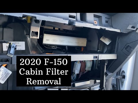 How To Change A Ford F-150 Cabin Filter 2020  F150 DIY Replace Remove Tutorial