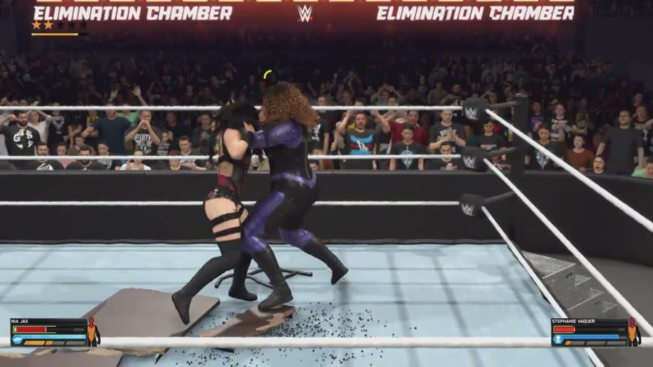 WWE 2K26 Elimination Chamber Toronto Nia Jax 🆚 Stephanie Vaquer Extreme Rules for WWE Women's Wor