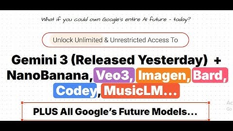 Unlock Google Gemini 3 + All Future Google AI Models | Unlimited Access Revealed!