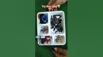 wait for the end 🥰 try this idea 💡#newtrick #reuseidea #shorts #shortsfeed #ytshorts #kitchentips