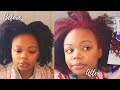 Dying My Black Natural Hair Burgundy (no bleach) ft L'Oréal Hicolor (PART 1)