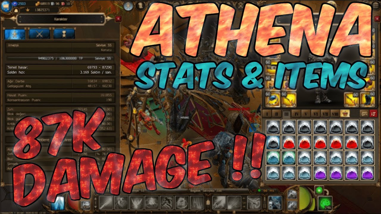 Drakensang Online | Athena Stats&Items 08.03.2020 AFTER 2 YEARS!! (BEAST RANGER)